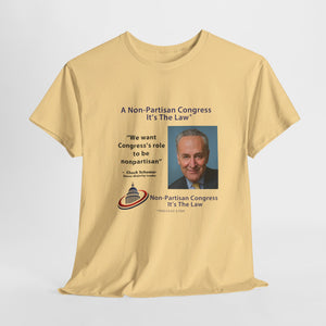 Senator Chuck Schumer | Non-Partisan Congress Heavy Cotton Tee