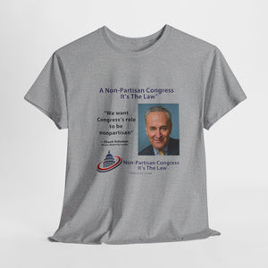 Senator Chuck Schumer | Non-Partisan Congress Heavy Cotton Tee