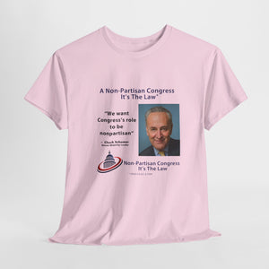 Senator Chuck Schumer | Non-Partisan Congress Heavy Cotton Tee