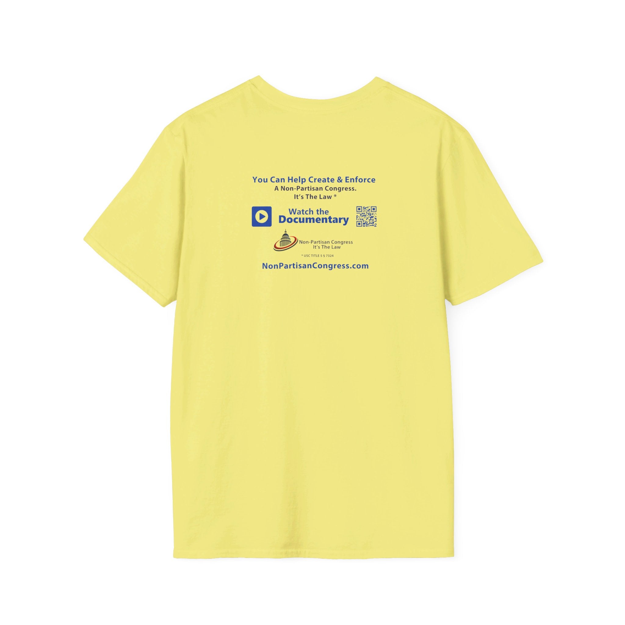 Non-Partisan Congress T-Shirt, featuring Senator Chuck Schumer