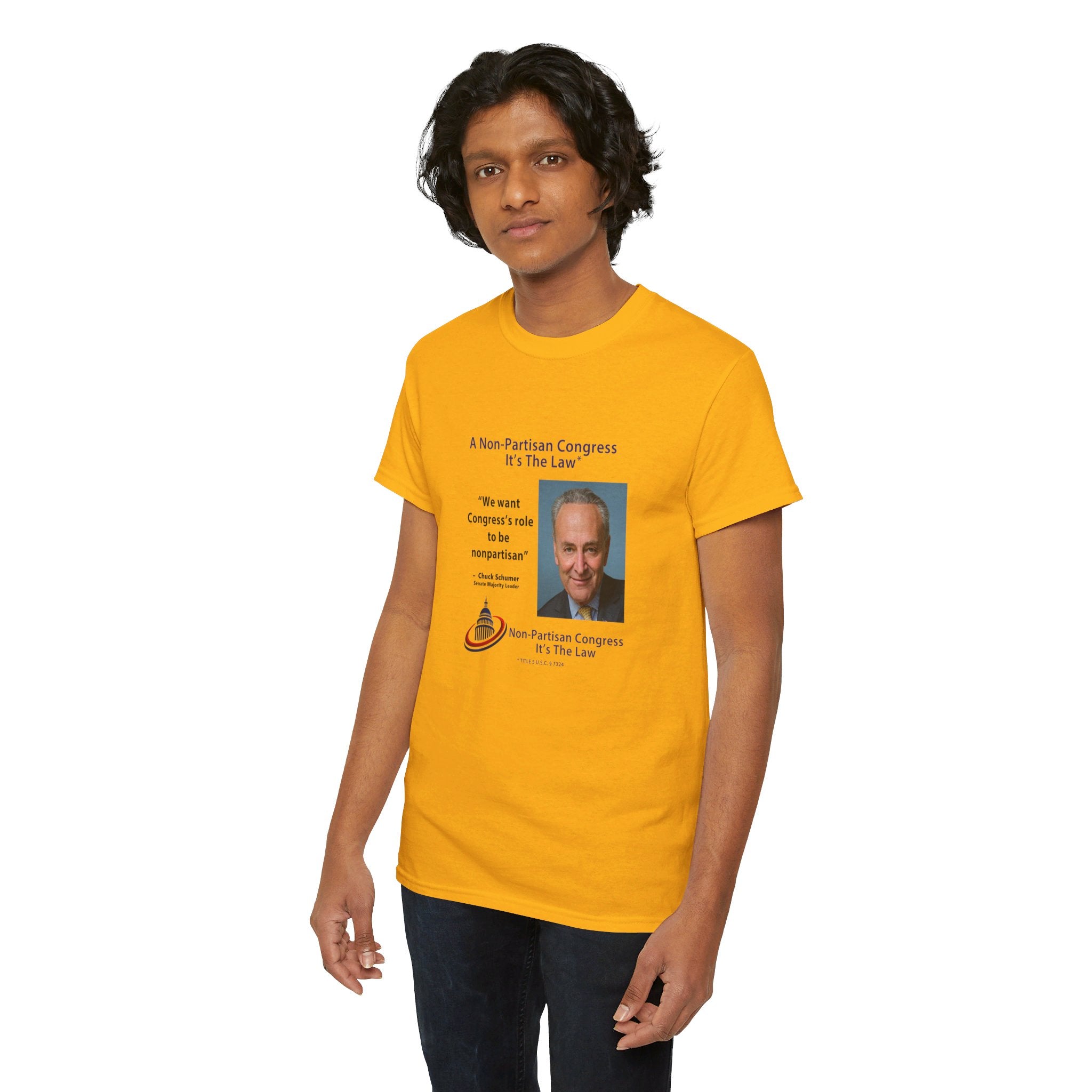 Senator Chuck Schumer | Non-Partisan Congress Heavy Cotton Tee