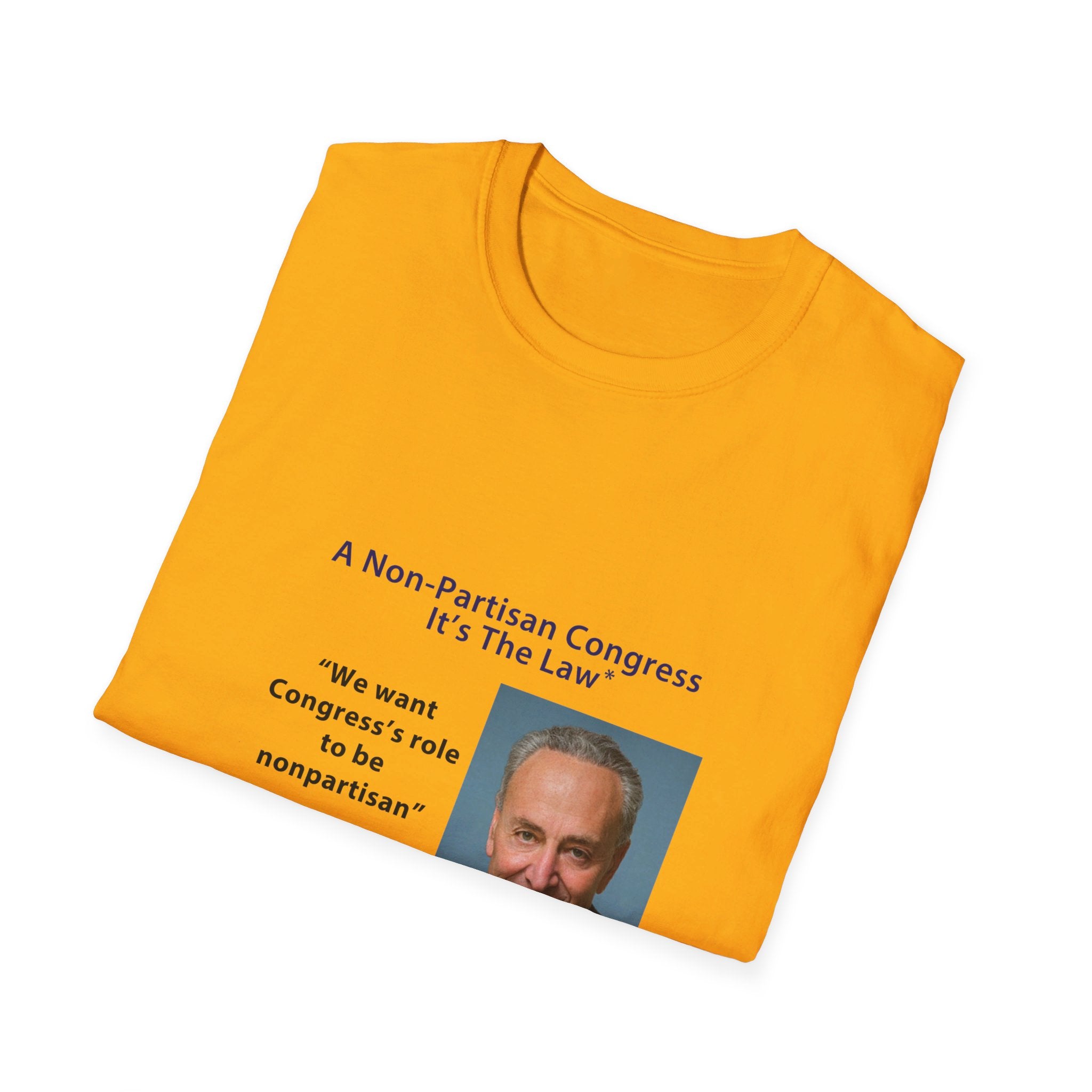 Non-Partisan Congress T-Shirt, featuring Senator Chuck Schumer