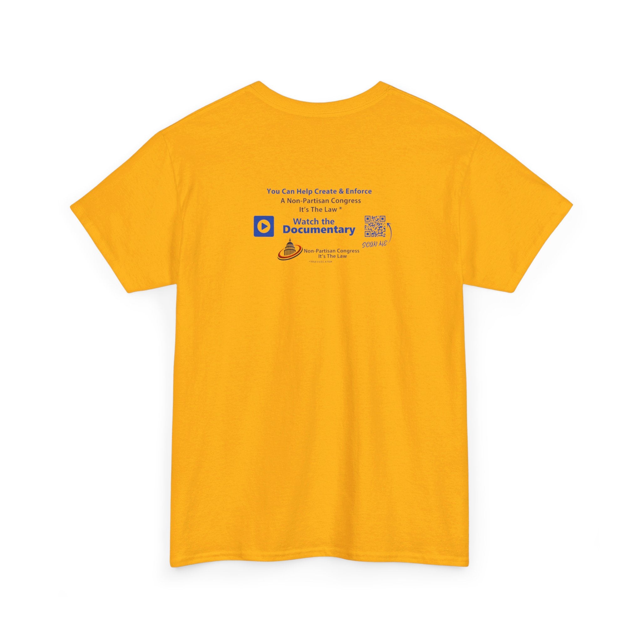 Senator Chuck Schumer | Non-Partisan Congress Heavy Cotton Tee