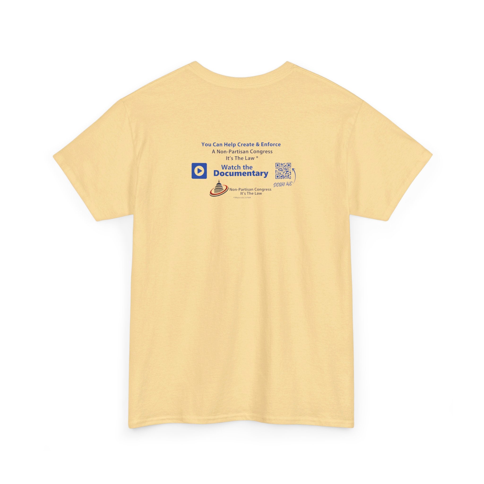 Senator Chuck Schumer | Non-Partisan Congress Heavy Cotton Tee
