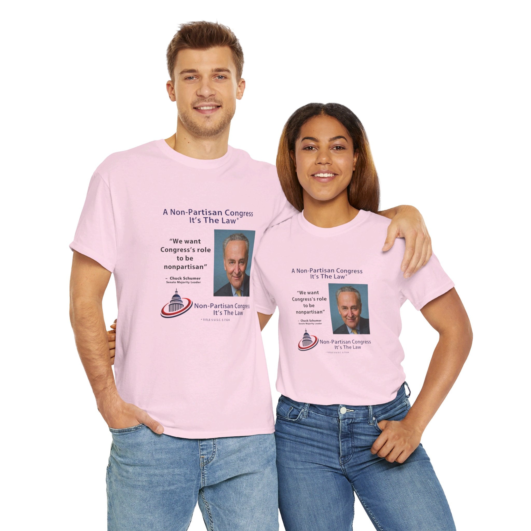 Senator Chuck Schumer | Non-Partisan Congress Heavy Cotton Tee