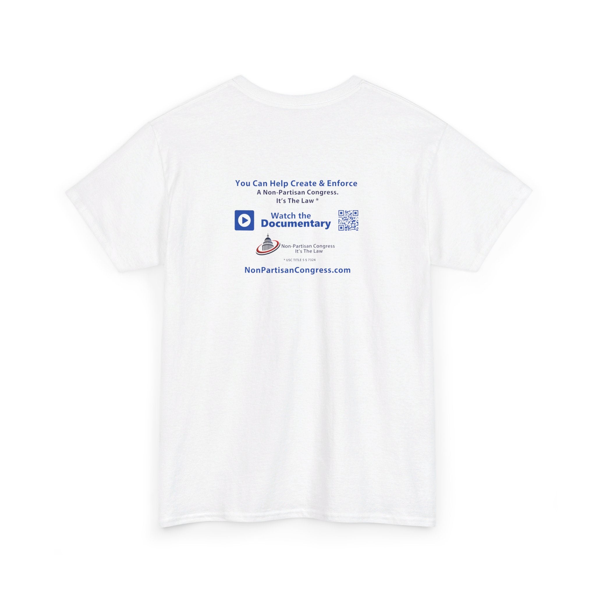 Senator Chuck Schumer | Non-Partisan Congress Heavy Cotton Tee